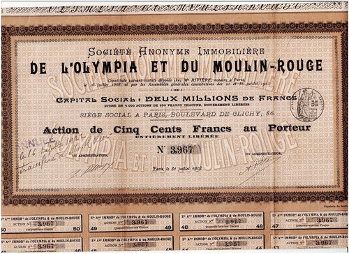 Immobiliere de l olympia - s.a., l'olympia