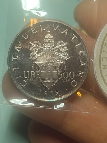 500 lire vaticano 1959 prova - 500,