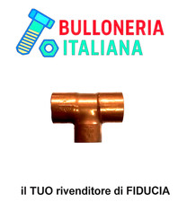 Tee Rame Ridotto a Saldare F-F-F Ø 18×14×18 mm – Raccordo Idraulica