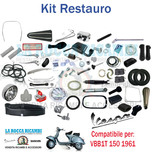 Kit restauro vespa 150 vbb1 - restauro,