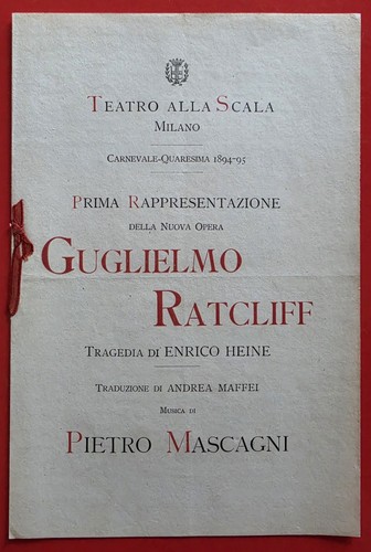 Mascagni pietro program - mascagni, program's