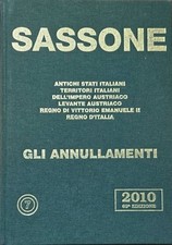 CATALOGO SASSONE GLI ANNULLAMENTI 2010 - ANTICHI STATI ITALIANI TERRITORI ...