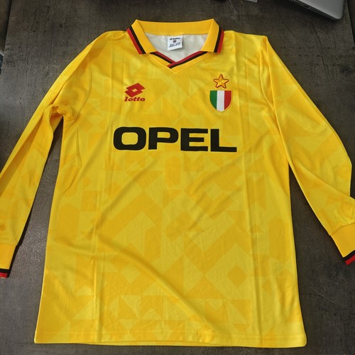 Maglia lentini milan 1994 95 - m,