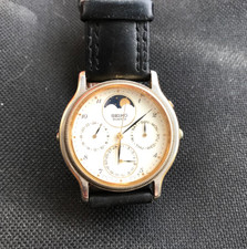 80s Seiko 7F39-6029 two-tone