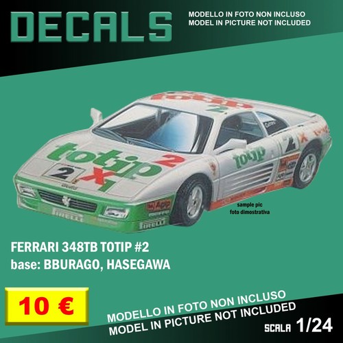 Decals repro ferrari 348 - repro, tb
