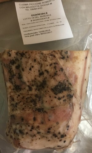 Guanciale trancio sicilia - ,