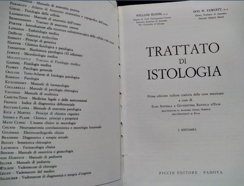 Trattato istologia bloom e - istologia,