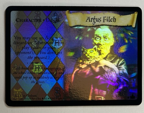 Harry potter tcg - potter, filch