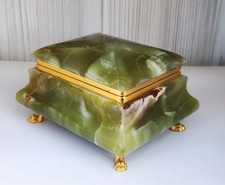 Portagioie in onice verde