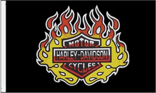 5ft x 3ft Harley Davidson