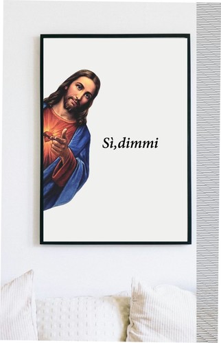 Poster jesus sì - poster, sì,dimmi