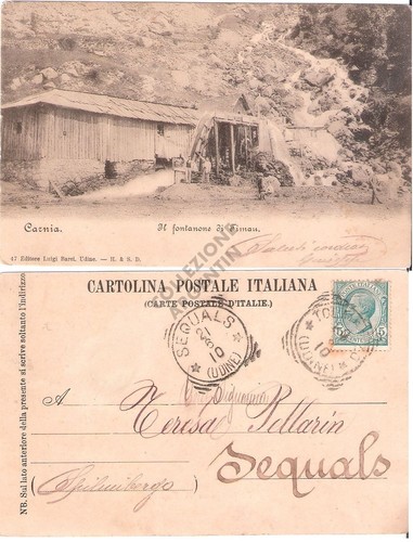 Cartolina post card - post,