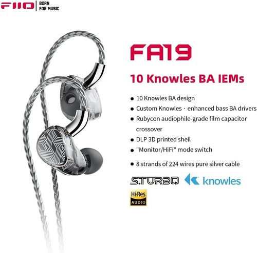 Fiio fa19 knowles - fiio, 10