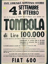 AB9 manifesto VITERBO TOMBOLA