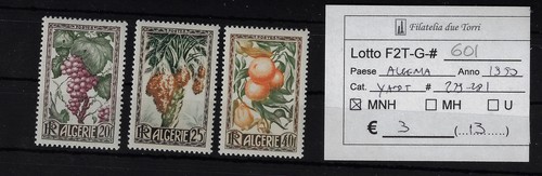 Algeria 1950 prodotti agricoli - algeria,