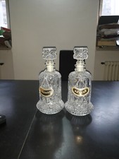 coppia di bottiglie da liquore