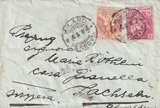 ZZ858-PRO CROCE ROSSA-10 C (+ 5) + 20 C (+ 5) DA MILNO X SVIZZERA