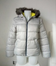 Giubbino piumino con cappuccio ragazzo/ragazza 11/12anni 2xl Sisley grigio