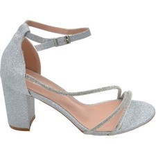 Scarpe sandalo donna argento