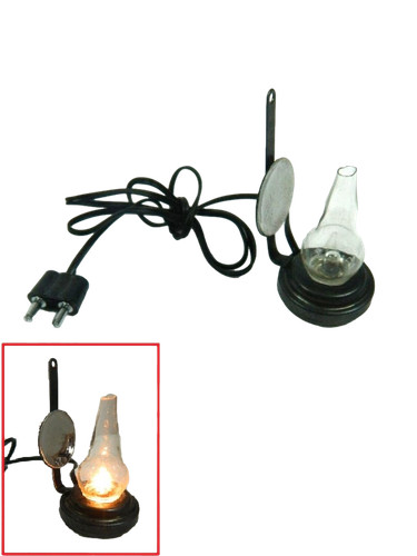 Lanterna con luce cm 2x4h - con, 3,5v
