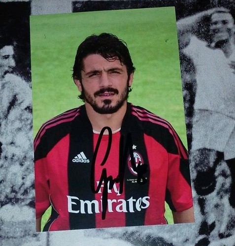 Autografo gennaro gattuso foto - autografo,