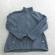 Giacca Fjallraven donna media blu navy stina pile zip intera escursionismo outdoor