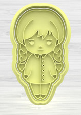 Mercoledì addams cookie cutter formina tagliabiscotti  cake design PDZ