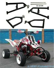 SPORT EXTENDED A-ARMS + 2+1 WIDER Pour YAMAHA BANSHEE 350 YFZ350 87-06 2006 HOT