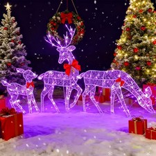 Renna di Natale Illuminata