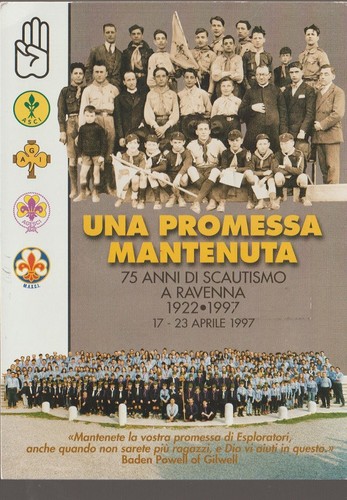 Cartolina una promessa - cartolina,