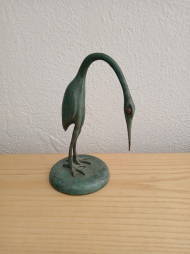 Statuetta gru airone - statuetta,