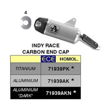 Marmitta ARROW slip-on indy