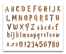 Harry Potter Font Stencil - 1"