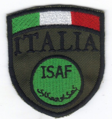 Patch scudetto isaf - isaf, italia
