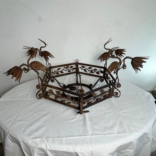Antico lampadario in - antico,