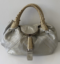 Borsa spia FENDI vintage in pelle dorata