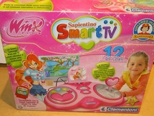SAPIENTINO SMART TV console con videogioco WINX CLUB CLEMENTONI Smart Cartridge