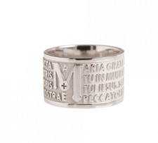 ANELLO UNISEX, AVE MARIA TUUM