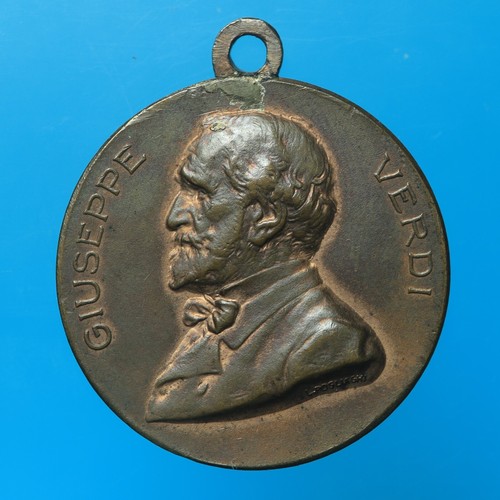 Giuseppe verdi medaglia 1913 - verdi,