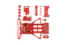Tamiya 94840 1/32 JR Mini 4WD parti limitate telaio rinforzato FM (rosso)