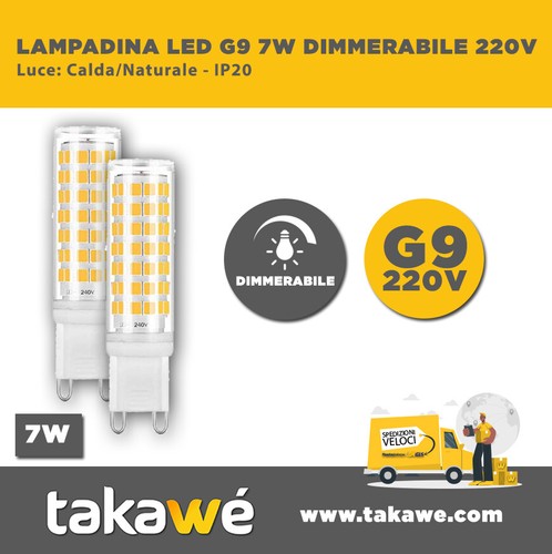 Lampada led attacco - lampada, g9