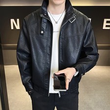 Giacca pelle uomo primavera