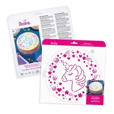 Stencil per torte Unicorno