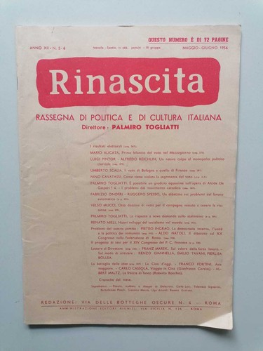 Rinascita 6 a - rinascita:, n.