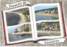 76 Veulettes Su Mer Aj #MK588 Souvenir Multi Vista Il Casinò La Spiaggia I Falai
