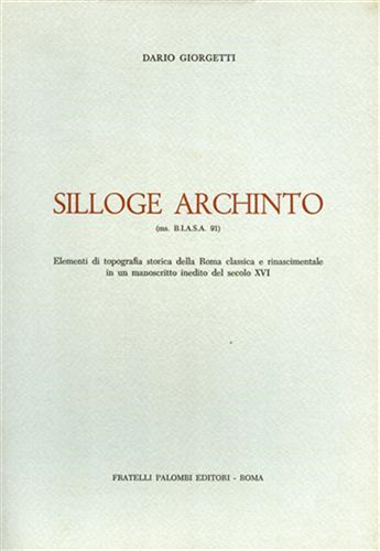 Giorgetti dario silloge - -,