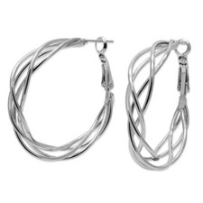 1 Pair Women Stainless Steel