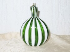 Antica bottiglia in vetro Snuff Bottle " verde/bianco " probabilmente Murano!