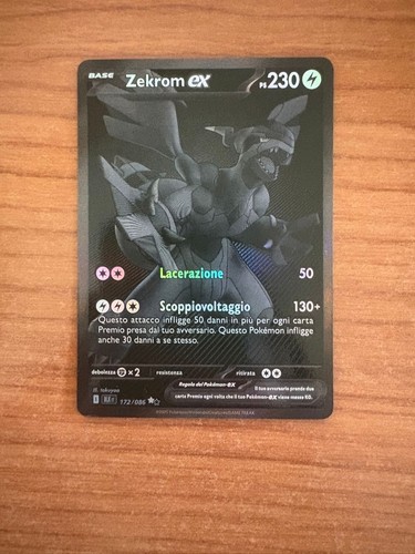 Pokemon tcg zekrom 172 - pokemon, ex