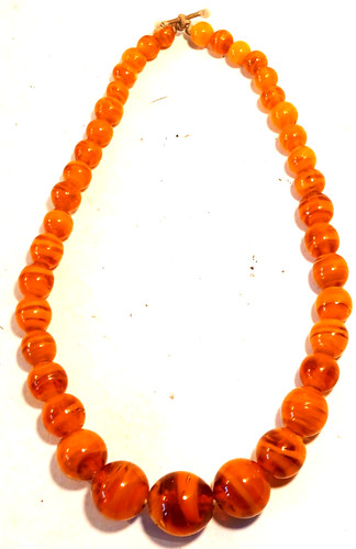 Collana vetro vintage - collana,